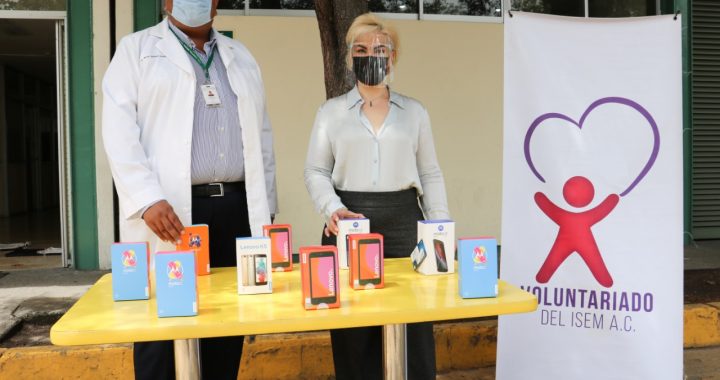 DONA VOLUNTARIADO DEL ISEM EQUIPOS TELEFÓNICOS A HOSPITALES DE LA ENTIDAD