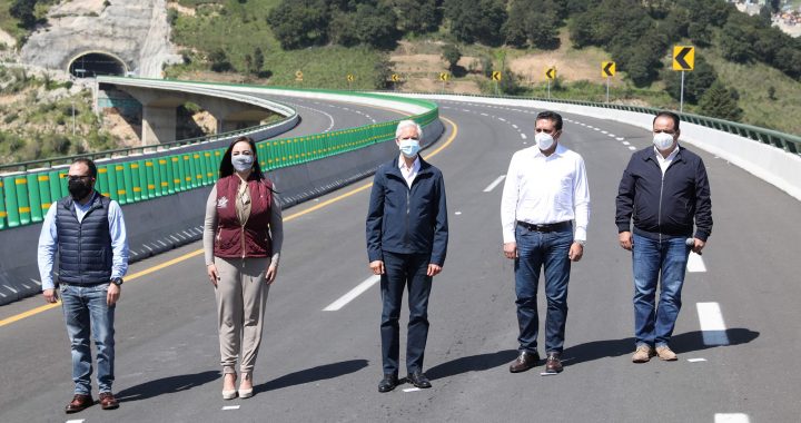 PONE EN OPERACIÓN ALFREDO DEL MAZO AUTOPISTA TOLUCA-NAUCALPAN QUE MEJORA LA CONECTIVIDAD ENTRE EL VALLE DE MÉXICO Y EL VALLE DE TOLUCA