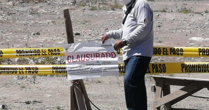 CLAUSURA PROPAEM TIRADEROS DE CASCAJO EN LA CARRETERA NAUCALPAN-TOLUCA