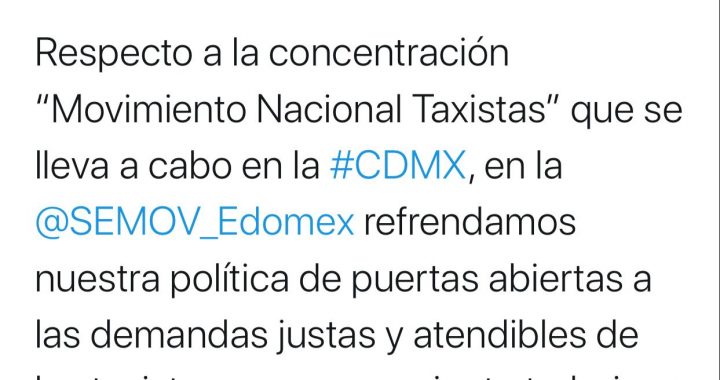 MANTIENE GEM DIÁLOGO CON ORGANIZACIONES DEL TRANSPORTE
