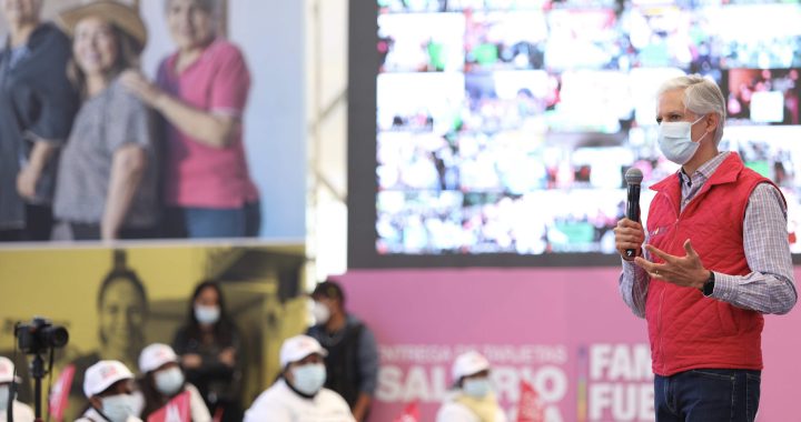 RECIBEN SALARIO ROSA MÁS DE 325 MIL AMAS DE CASA EN APOYO A LA ECONOMÍA FAMILIAR: ALFREDO DEL MAZO