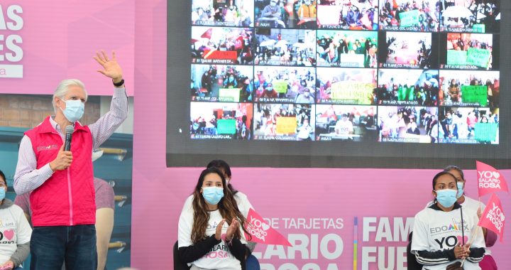 LLEGA SALARIO ROSA A LAS FAMILIAS QUE NUNCA ANTES HABÍAN RECIBIDO ALGÚN APOYO: ALFREDO DEL MAZO