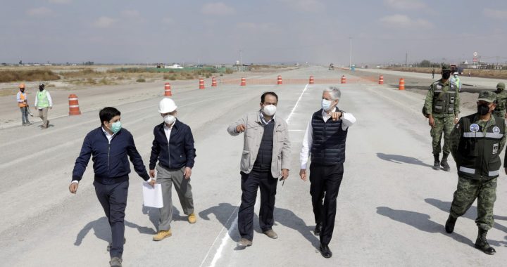 SUPERVISA ALFREDO DEL MAZO INICIO DE LA CONSTRUCCIÓN DEL DISTRIBUIDOR VIAL DEL ACCESO PRINCIPAL AL AEROPUERTO INTERNACIONAL FELIPE ÁNGELES