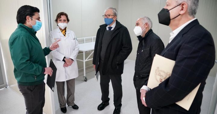 Intervención del secretario de Salud, Jorge Alcocer Varela, durante la inauguración del Centro de Atención Temporal COVID-19 en el Centro de Seguridad Social Cuauhtémoc del Instituto Mexicano del Seguro Social (IMSS).
