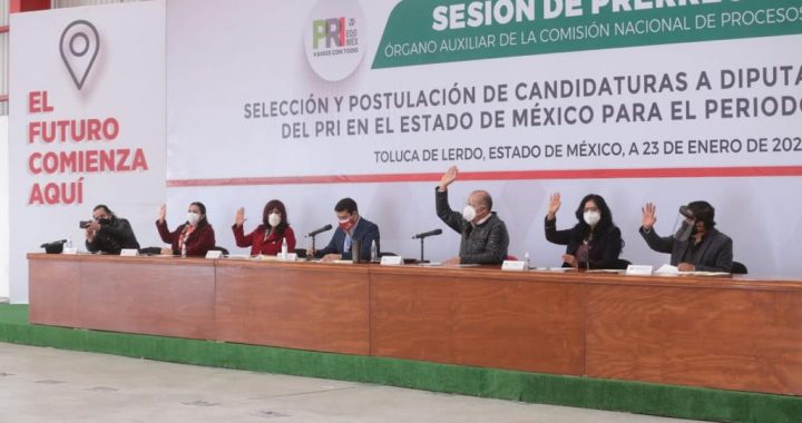 SE PRERREGISTRAN 33 ASPIRANTES A DIPUTADOS FEDERALES POR EL PRI ESTADO DE MÉXICO