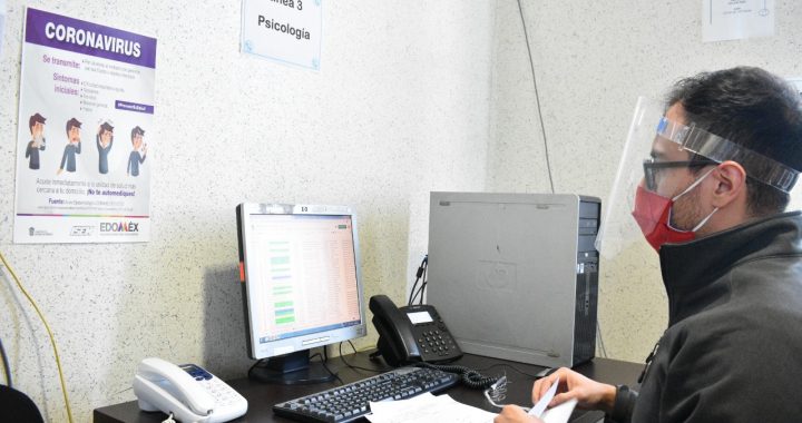 ATIENDE LÍNEA COVID 800-900-3200 DEL EDOMÉX, MÁS DE 166 MIL LLAMADOS