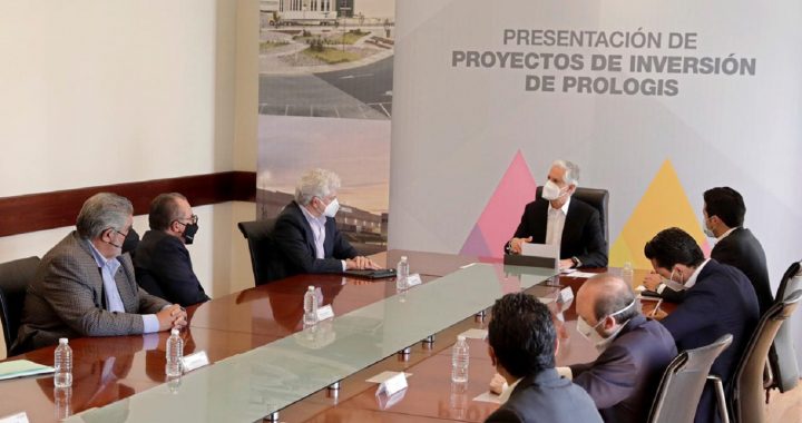 ENCABEZA GOBERNADOR ALFREDO DEL MAZO PRESENTACIÓN DE CARTERA DE PROYECTOS DE PROLOGIS MÉXICO
