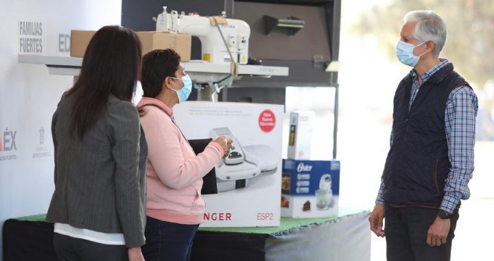 PONE EN MARCHA ALFREDO DEL MAZO EL PROGRAMA PROYECTOS DE FOMENTO AL AUTOEMPLEO EN APOYO A PEQUEÑOS COMERCIOS