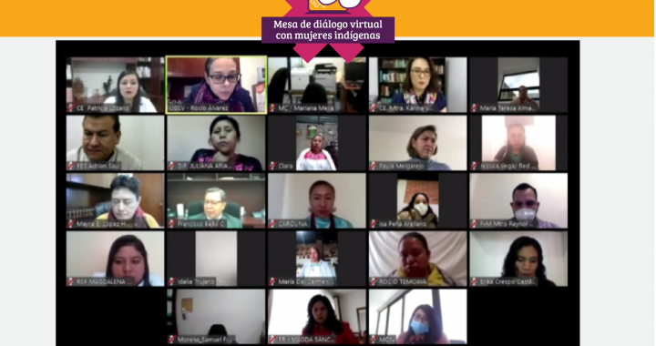DIALOGA IEEM EN MESA VIRTUAL CON MUJERES INDÍGENAS