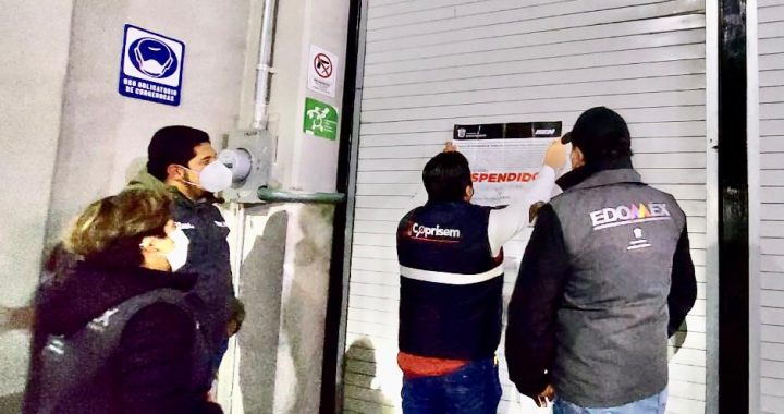 SUSPENDE COPRISEM 15 ESTABLECIMIENTOS CON VENTA DE BEBIDAS Y UNA FIESTA