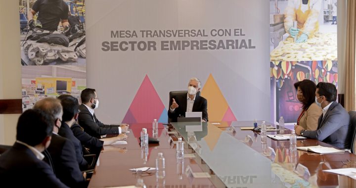 SOSTIENE ALFREDO DEL MAZO REUNIÓN DE TRABAJO CON LÍDERES EMPRESARIALES PARA CONTINUAR TRABAJANDO EN CONJUNTO EN LA REACTIVACIÓN ECONÓMICA DEL EDOMÉX
