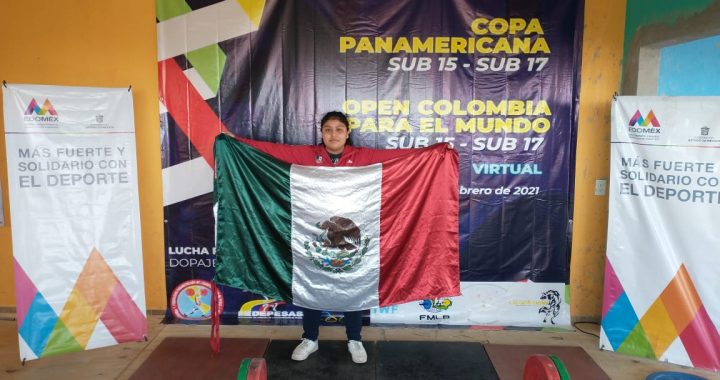 CONQUISTA PERLA GABRIEL PANAMERICANO JUVENIL DE LEVANTAMIENTO DE PESAS