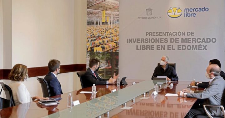 SOSTIENE ENCUENTRO GOBERNADOR MEXIQUENSE CON EMPRESARIOS DE LA COMPAÑÍA MERCADO LIBRE