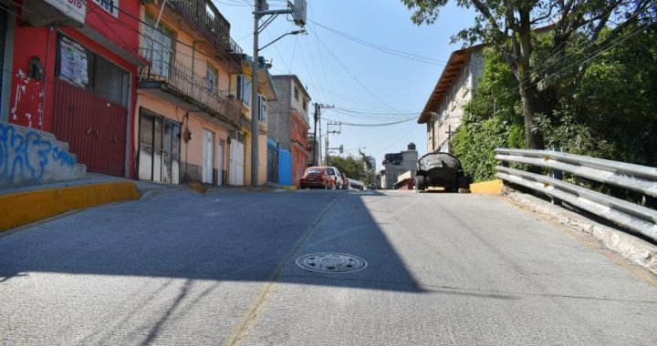 Apuesta Naucalpan por rehabilitación de calles y avenidas