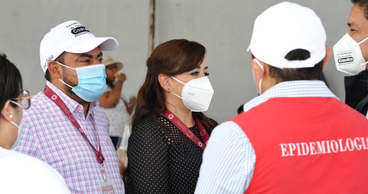 EN COACALCO AVANZA LA JORNADA NACIONAL DE VACUNACIÓN DE FORMA RÁPIDA Y SIN CONTRATIEMPOS