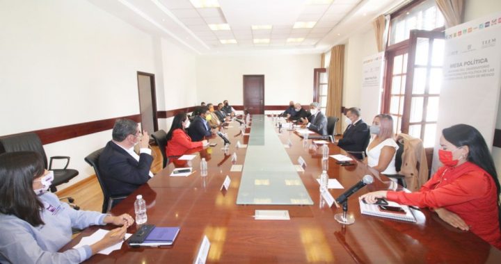 PRESENTAN EN MESA POLÍTICA INFORME DEL OBSERVATORIO DE PARTICIPACIÓN POLÍTICA DE LAS MUJERES EN EL ESTADO DE MÉXICO