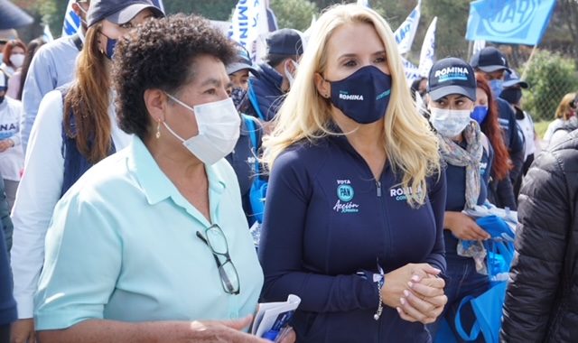 PIDE ROMINA CONTRERAS A LOS HUIXQUILUQUENSES NO CONFIARSE Y SALIR A VOTAR POR EL PAN EL 06 DE JUNIO