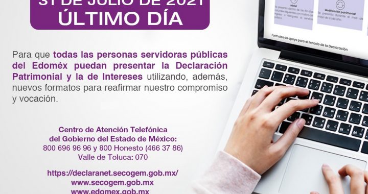 EXTIENDEN PLAZO HASTA JULIO PARA QUE FUNCIONARIOS PÚBLICOS PRESENTEN DECLARACIÓN PATRIMONIAL Y DE INTERESES