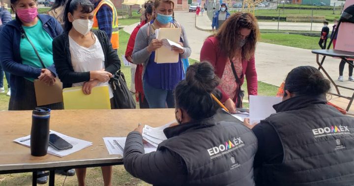 APOYAN BRIGADAS MULTIDISCIPLINARIAS SEDESEM DURANTE VACUNACIÓN CONTRA COVID-19 EN EDOMÉX