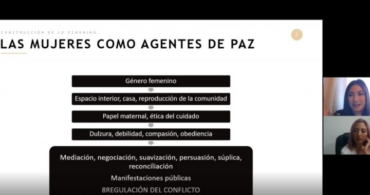 EXPONEN APORTACIONES E IMPORTANCIA DE LAS MUJERES COMO AGENTES DE PAZ EN CONTEXTOS DE VIOLENCIA
