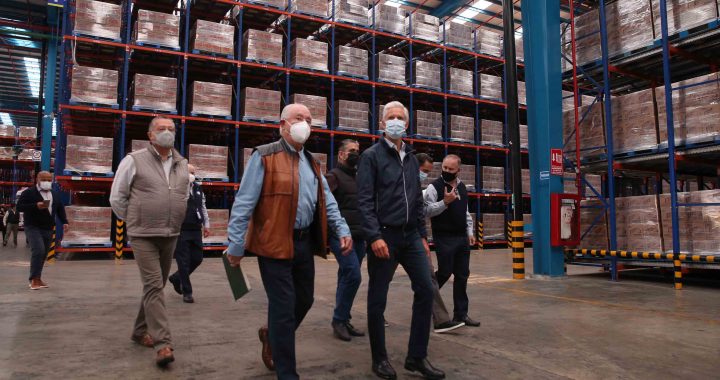 ASISTE GOBERNADOR A LA INAUGURACIÓN DEL CENTRO DE DISTRIBUCIÓN DE LA FÁBRICA DE JABÓN LA CORONA
