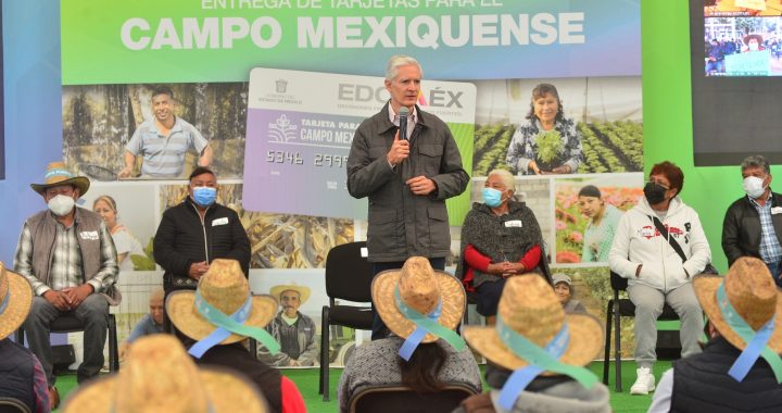SUBRAYA ALFREDO DEL MAZO INVERSIÓN SUPERIOR A 260 MILLONES DE PESOS PARA FORTALECER AL CAMPO MEXIQUENSE