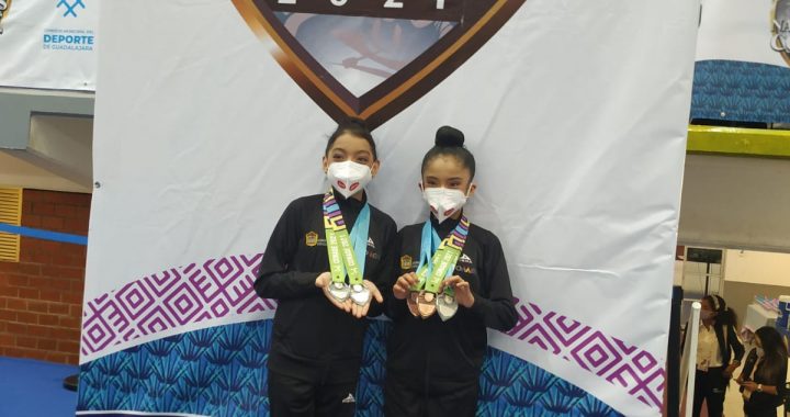 CONSIGUE DELEGACIÓN MEXIQUENSE DE GIMNASIA RÍTMICA 10 MEDALLAS EN JUEGOS NACIONALES CONADE 2021
