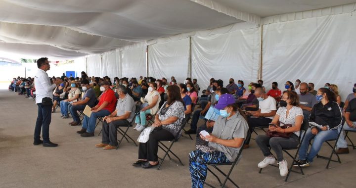 INICIÓ EN COACALCO LA APLICACIÓN DE LA SEGUNDA DOSIS PARA PERSONAS DE 50 A 59 AÑOS DE EDAD