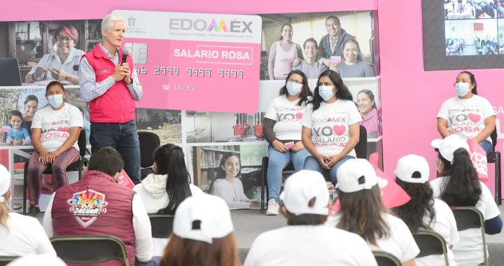 BRINDA SALARIO ROSA RESPALDO Y TRANQUILIDAD A LAS AMAS DE CASA Y A SUS FAMILIAS: ALFREDO DEL MAZO