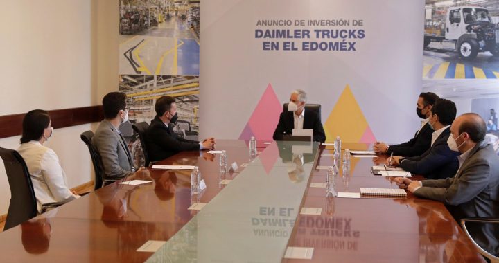 INFORMA ALFREDO DEL MAZO INVERSIÓN DE LA EMPRESA DAIMLER TRUCKS EN SU PLANTA DE TIANGUISTENCO