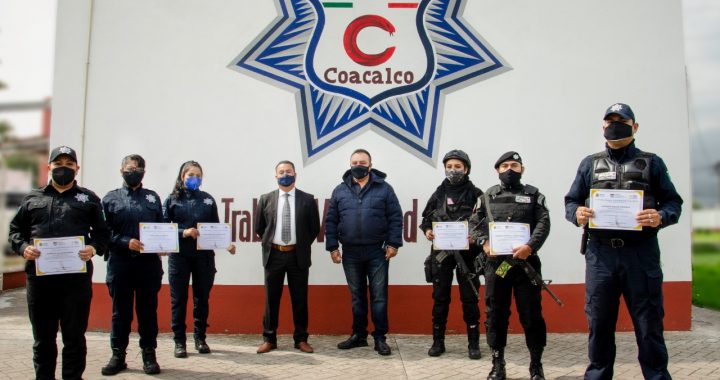 GOBIERNO DE COACALCO REFUERZA LA CAPACITACIÓN DE LA POLICÍA MUNICIPAL