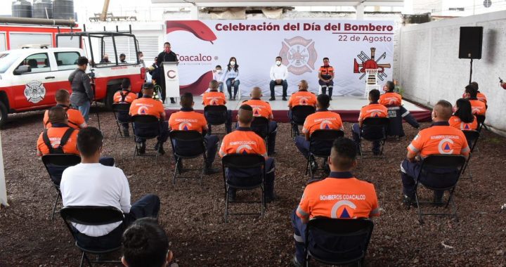 EN EL DÍA DEL BOMBERO, EL GOBIERNO DE COACALCO RECONOCIÓ LA LABOR DE LAS Y LOS HÉROES QUE INTEGRAN ESTA CORPORACIÓN