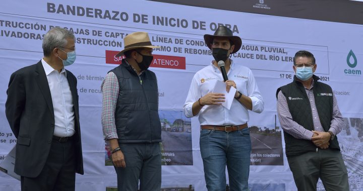 INICIA GEM OBRA HIDRÁULICA DE ALTO IMPACTO EN MATERIA PLUVIAL EN SAN MATEO ATENCO