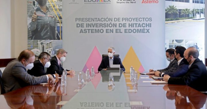 ANUNCIA ALFREDO DEL MAZO INVERSIÓN DE 56 MDD DE HITACHI ASTEMO EN SEGURIDAD INDUSTRIAL DE PLANTAS EN LERMA