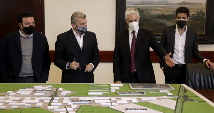 ENCABEZA ALFREDO DEL MAZO PRESENTACIÓN DEL PROYECTO T-MEX PARK, DONDE SE INVERTIRÁN MÁS DE 13 MIL MDP EN PLATAFORMA LOGÍSTICA EN NEXTLALPAN