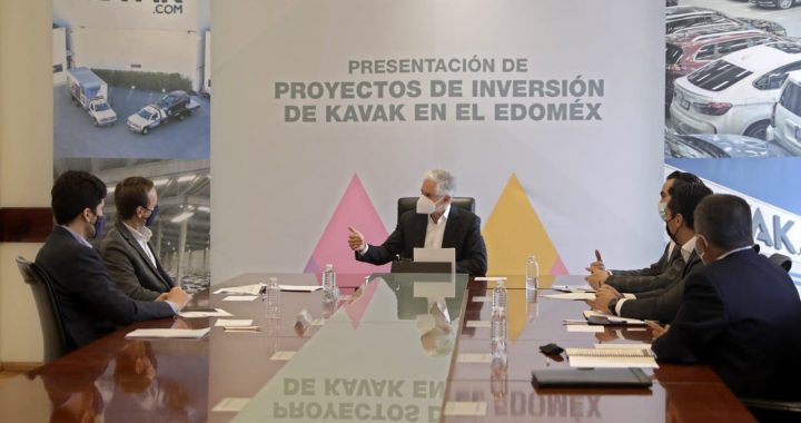 INFORMA ALFREDO DEL MAZO INVERSIÓN POR MÁS DE 2 MIL MILLONES DE PESOS DE KAVAK EN EDOMÉX