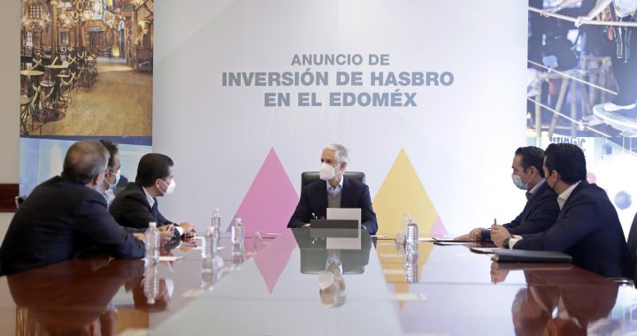PRESENTA ALFREDO DEL MAZO INVERSIÓN POR 20 MDD QUE LA EMPRESA HASBRO DESTINARÁ A PROYECTO DE ENTRETENIMIENTO FAMILIAR IMAGIC PARK EN HUIXQUILUCAN