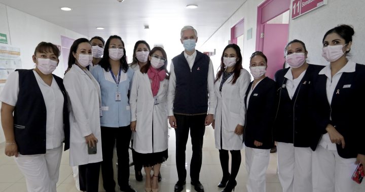 PONE EN MARCHA ALFREDO DEL MAZO LA CAMPAÑA ESTATAL DE MASTOGRAFÍAS CONTRA EL CÁNCER DE MAMA