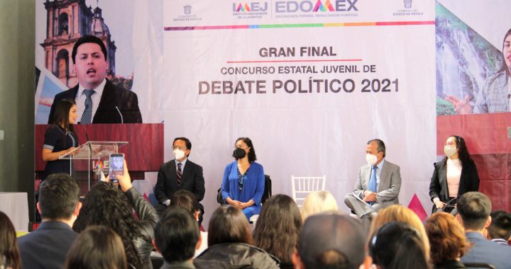 PREMIA IMEJ A GANADORES DEL CONCURSO ESTATAL JUVENIL DE DEBATE POLÍTICO 2021