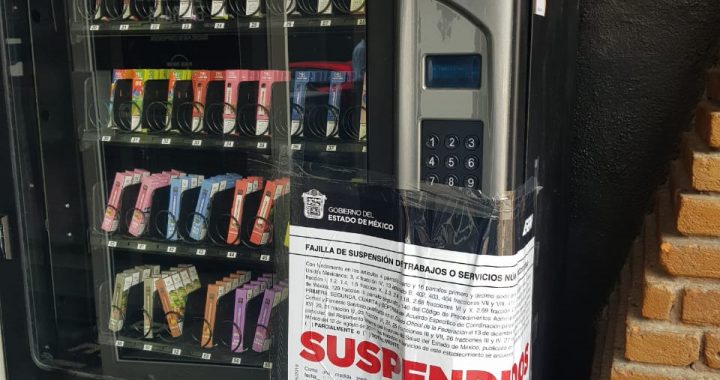 SUSPENDE COPRISEM MÁQUINAS DE CIGARRILLOS ELECTRÓNICOS EN HUIXQUILUCAN Y METEPEC