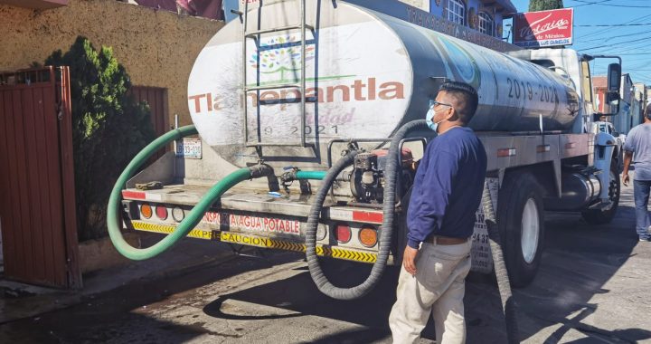 En Tlalnepantla, acciones ante desabasto ocasionado por CONAGUA y CAEM