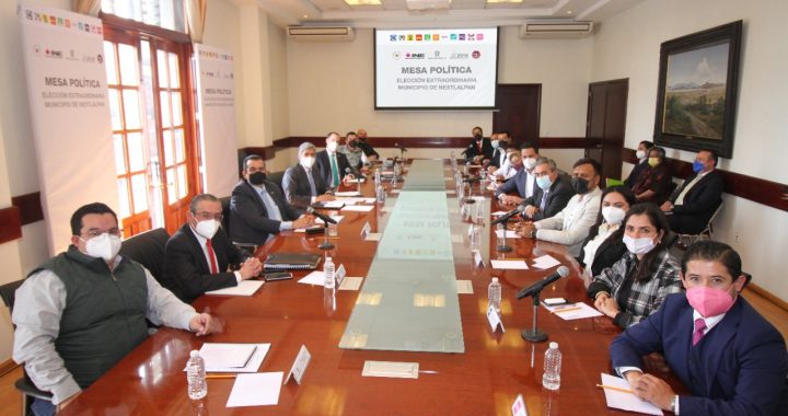 INSTALAN MESA POLÍTICA PARA ELECCIÓN EXTRAORDINARIA EN NEXTLALPAN