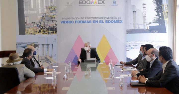 ANUNCIA ALFREDO DEL MAZO CAPTACIÓN DE 15 MILLONES DE DÓLARES Y CREACIÓN DE MÁS EMPLEOS CON INVERSIÓN DE LA EMPRESA VIDRIO FORMAS
