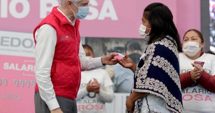 SALARIO ROSA RESPALDA A LAS MUJERES EN ÉPOCAS COMPLICADAS COMO LA PANDEMIA QUE CAUSÓ PÉRDIDA DE EMPLEOS Y CIERRE DE NEGOCIOS: ALFREDO DEL MAZO