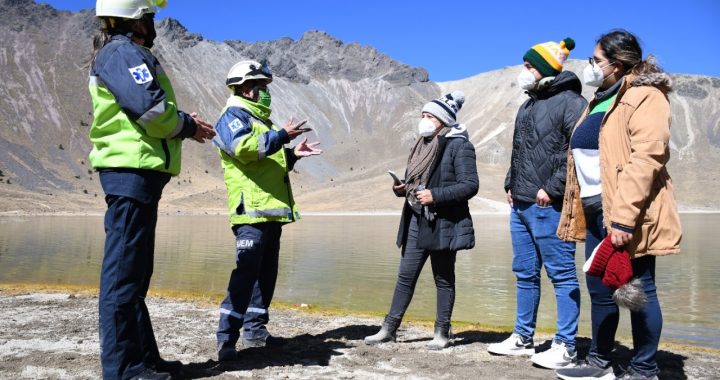 MANTIENE SUEM ACTIVO EL OPERATIVO DE INVIERNO EN EL NEVADO DE TOLUCA