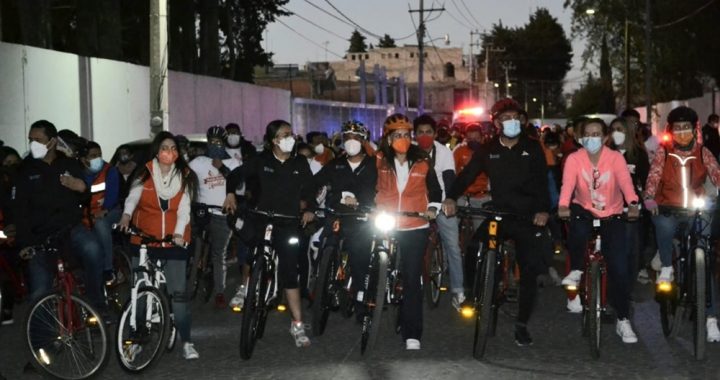 REALIZA SECRETARÍA DE LA MUJER PRIMERA RODADA NARANJA ITINERANTE
