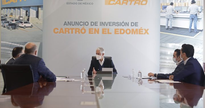 ANUNCIA EMPRESA CARTRÓ INVERSIÓN DE 30 MDD PARA INCREMENTAR SU PRODUCCIÓN EN EDOMÉX