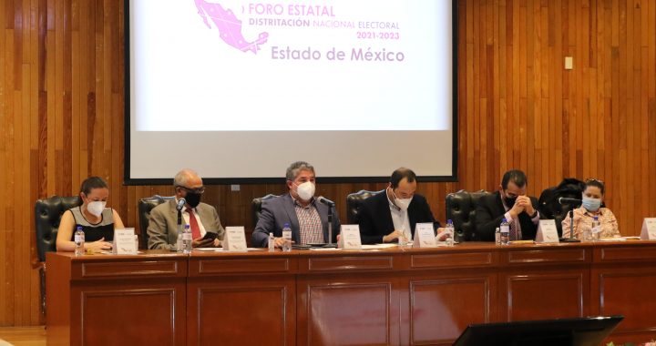 REALIZAN EN IEEM FORO ESTATAL SOBRE LA DISTRITACIÓN NACIONAL ELECTORAL 2021-2023