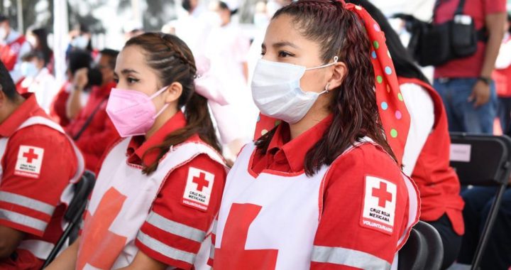 RECONOCEN TRABAJO REALIZADO POR CRUZ ROJA DURANTE LA PANDEMIA POR COVID-19