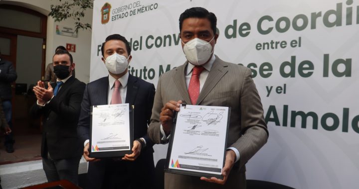 FIRMA IMEVIS CONVENIOS DE COORDINACIÓN DE ACCIÓN CON AYUNTAMIENTOS MEXIQUENSES